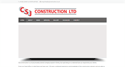 Desktop Screenshot of csjconstruction.com